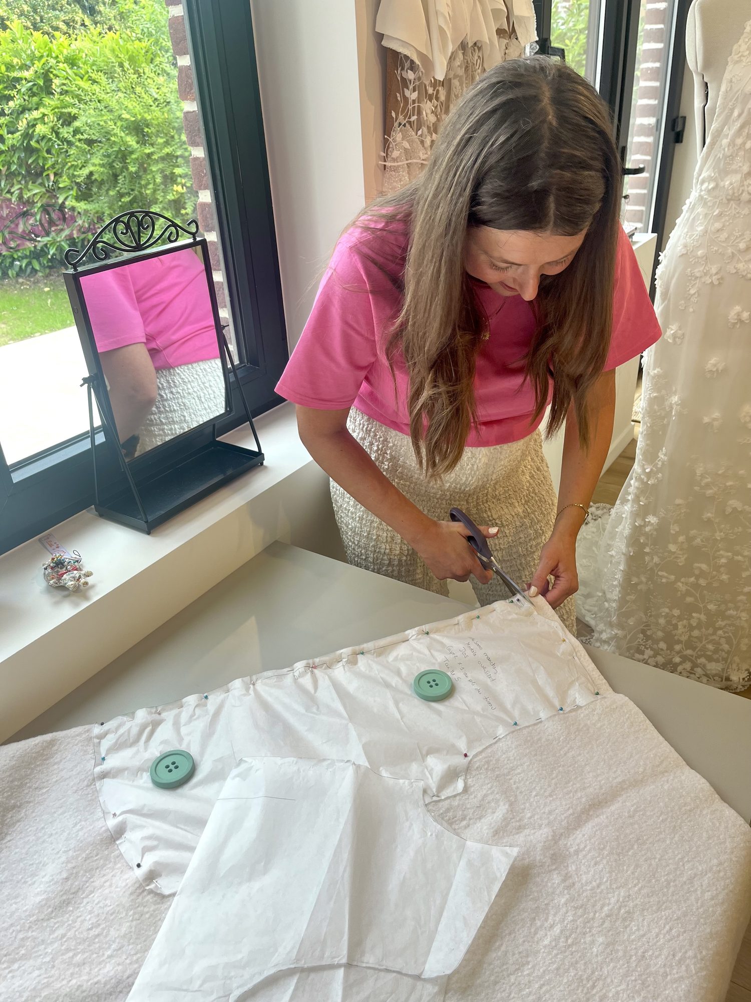 Veste sans manches réalisation