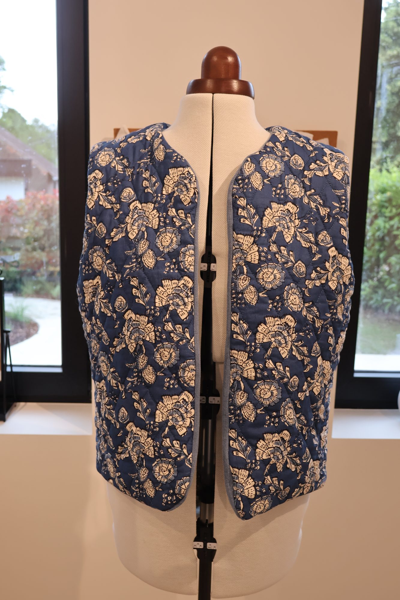 Veste sans manches réalisation