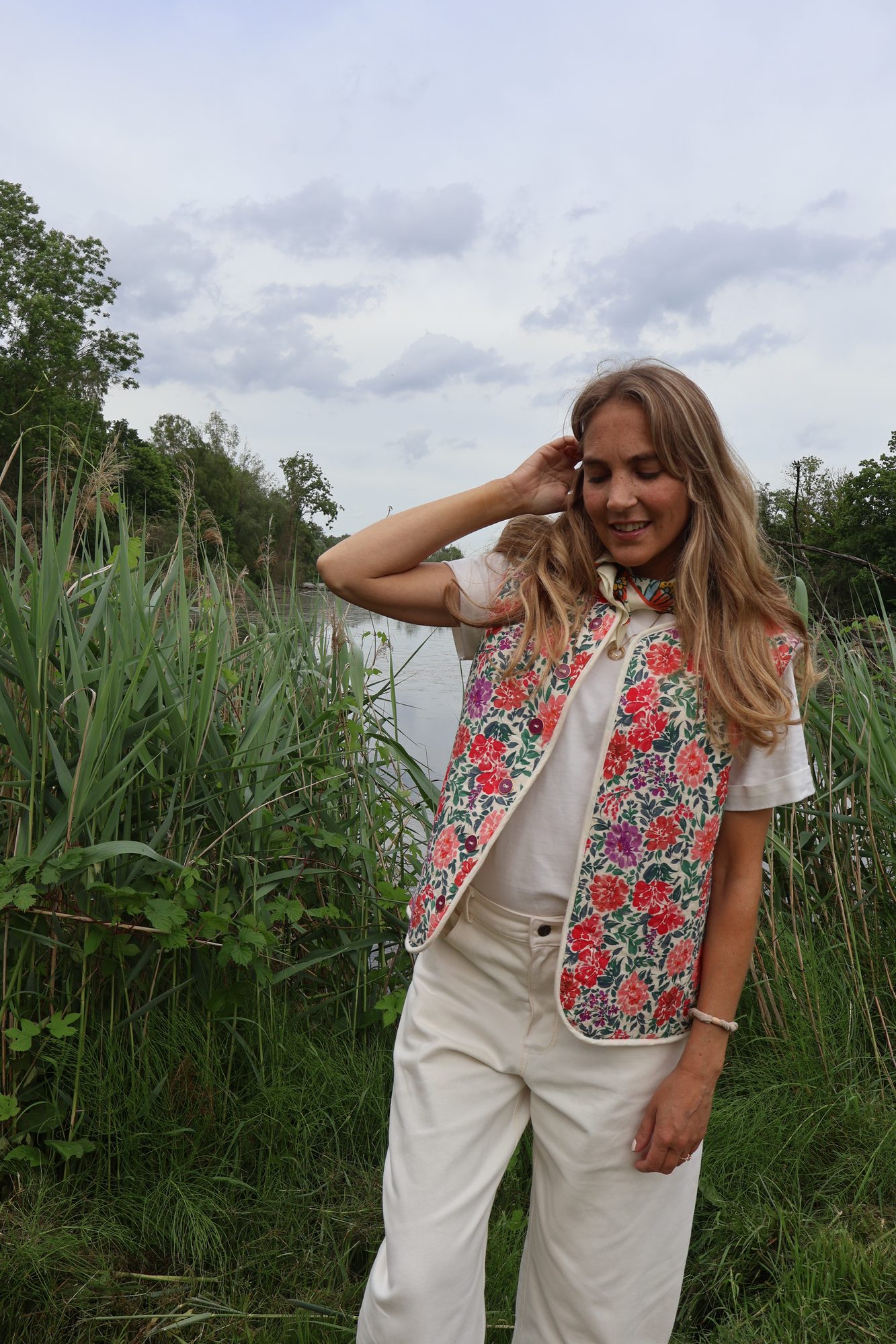 Veste sans manches réalisation