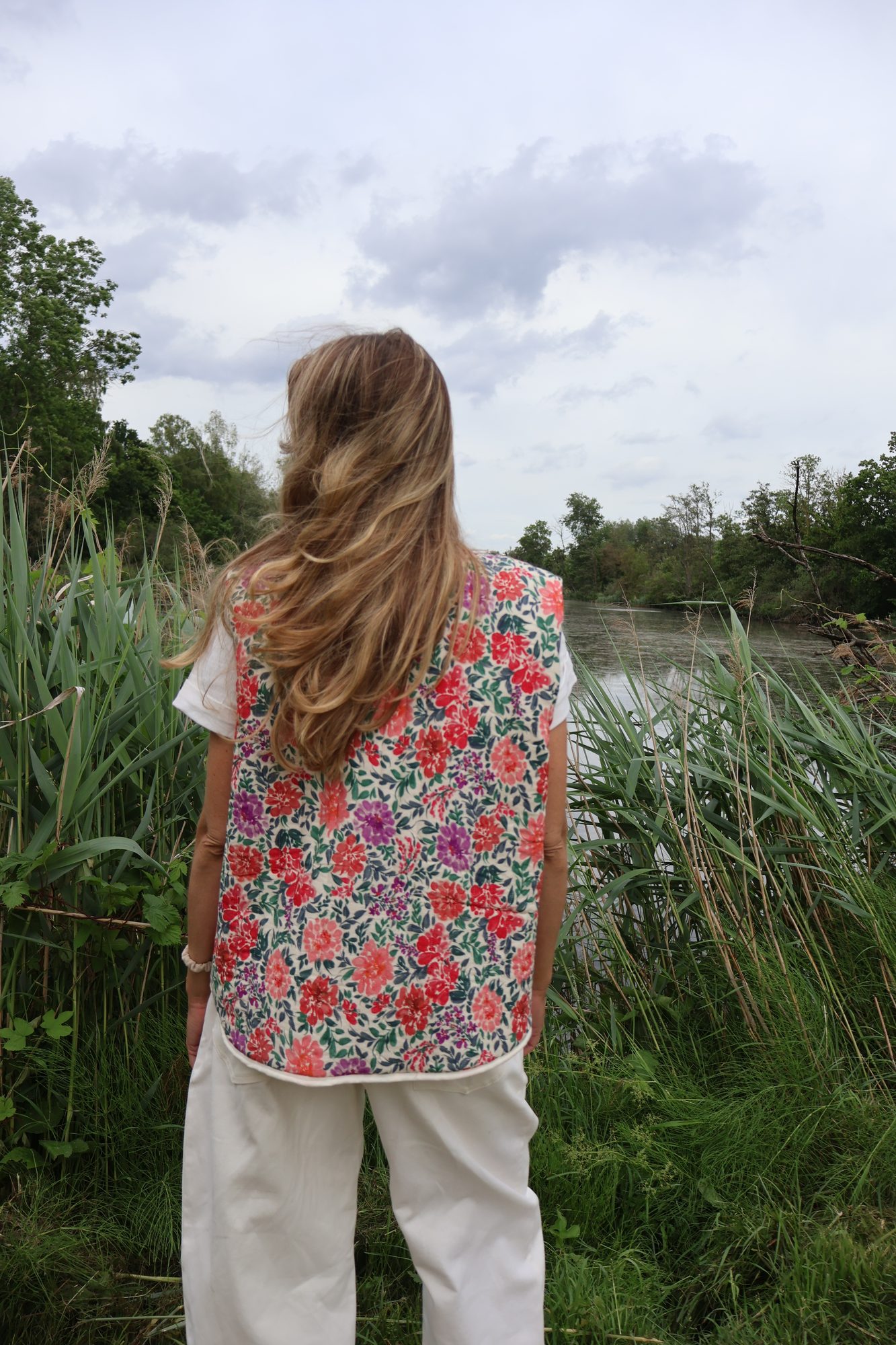 Veste sans manches réalisation